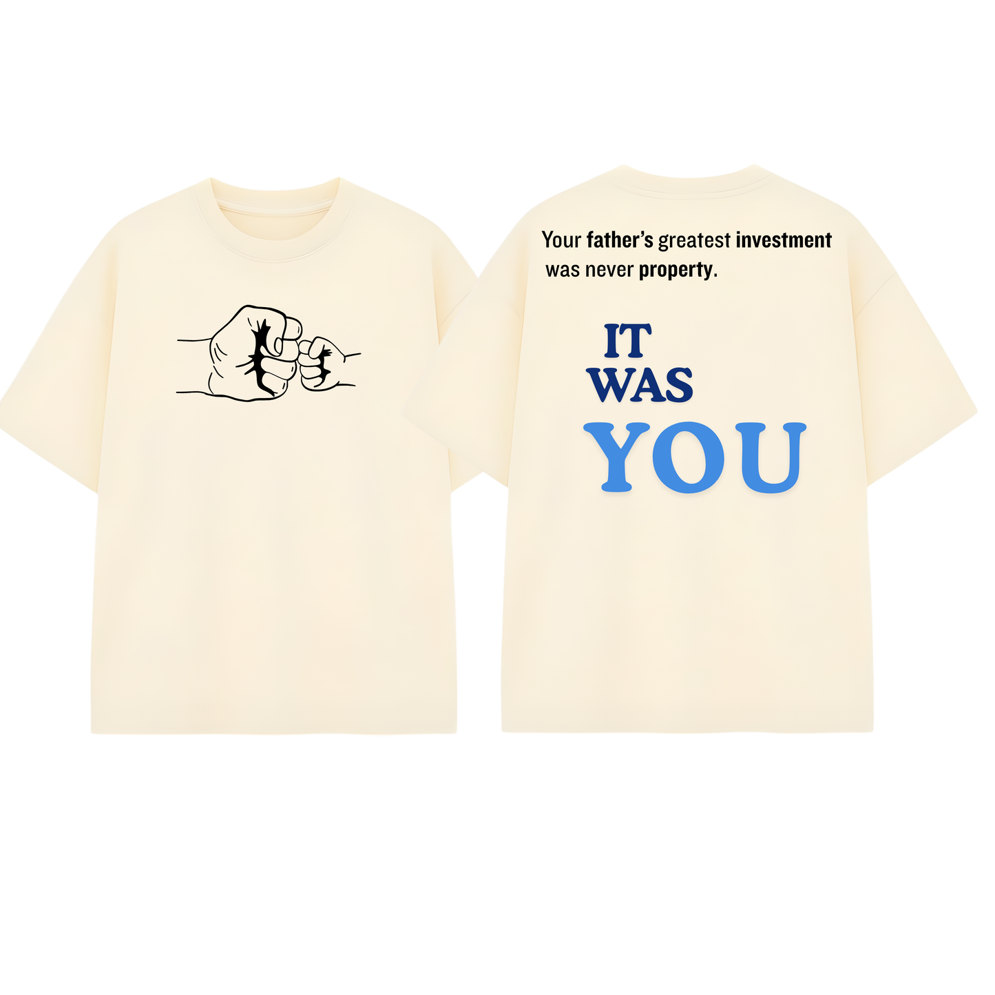 Father’s Greatest Investment Oversized T-Shirt