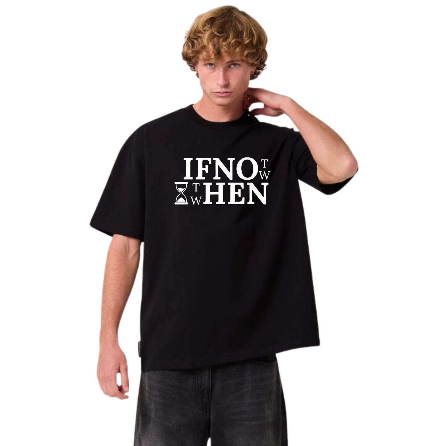 IF NOT NOW THEN WHEN Oversized T-Shirt