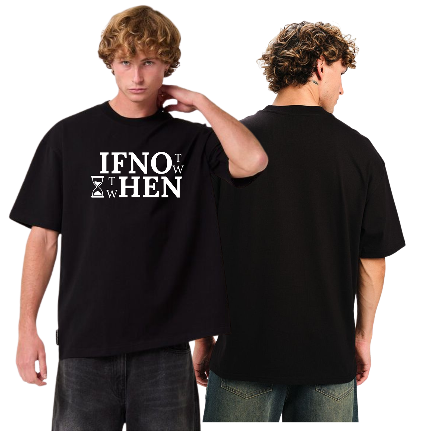 IF NOT NOW THEN WHEN Oversized T-Shirt