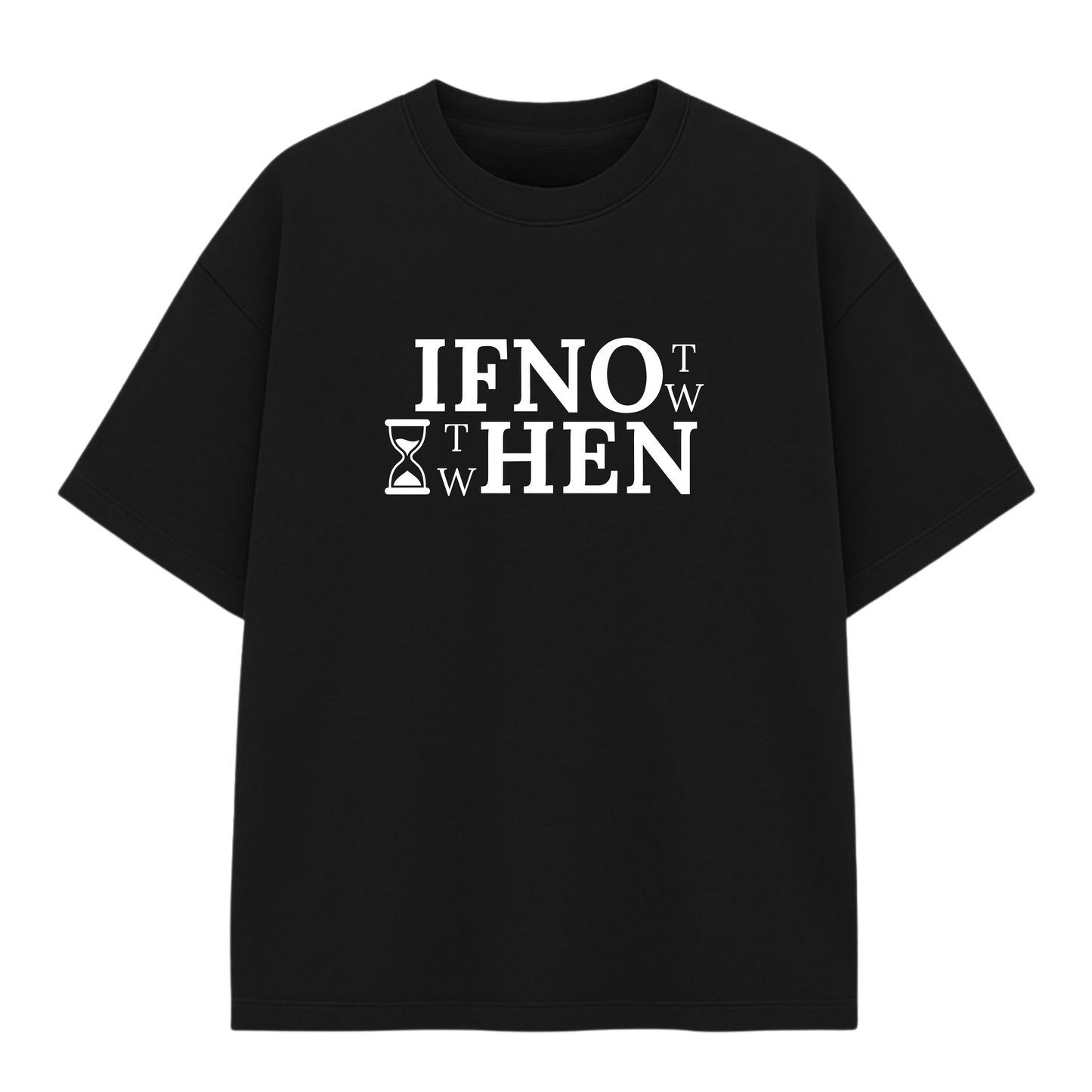 IF NOT NOW THEN WHEN Oversized T-Shirt