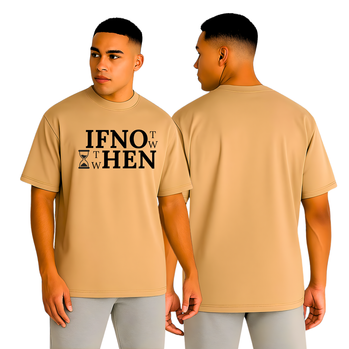 IF NOT NOW THEN WHEN Oversized T-Shirt