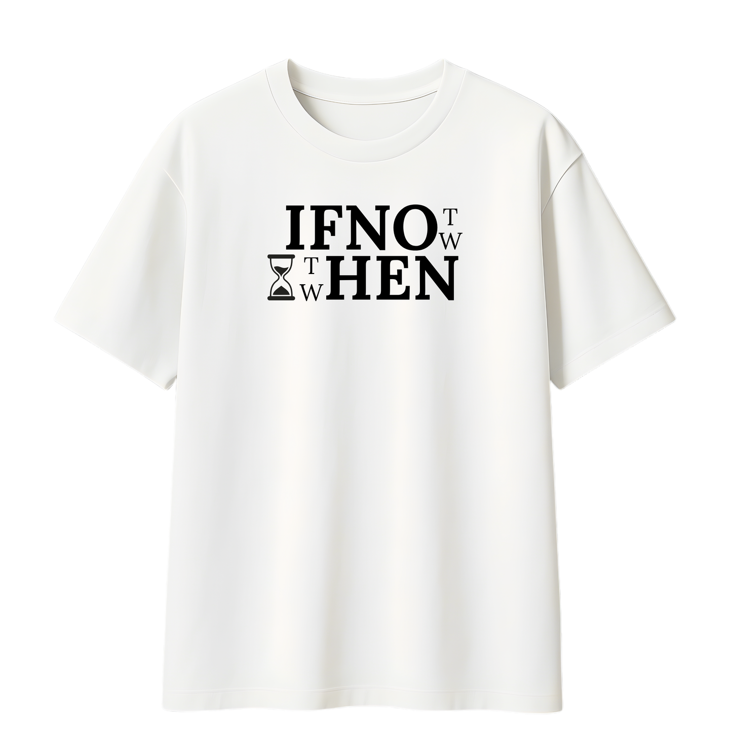 IF NOT NOW THEN WHEN Oversized T-Shirt
