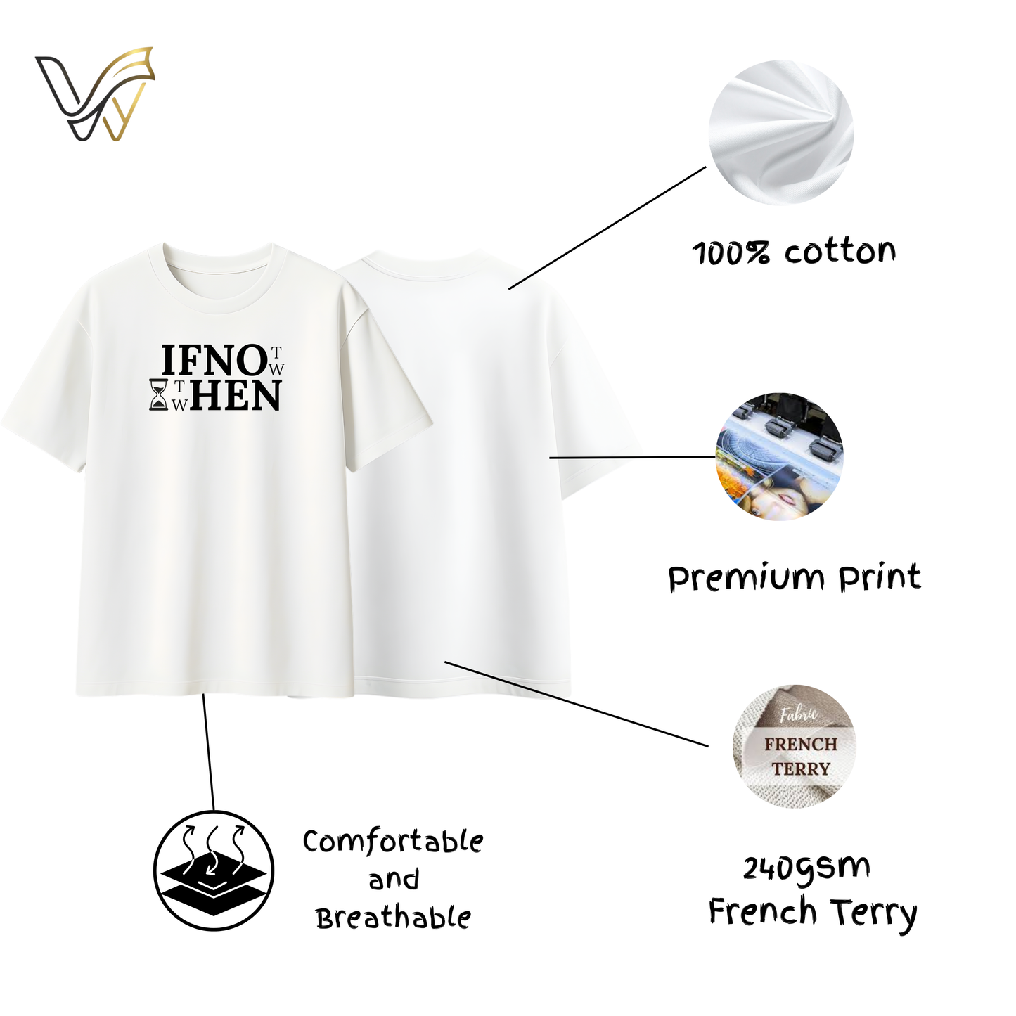 IF NOT NOW THEN WHEN Oversized T-Shirt