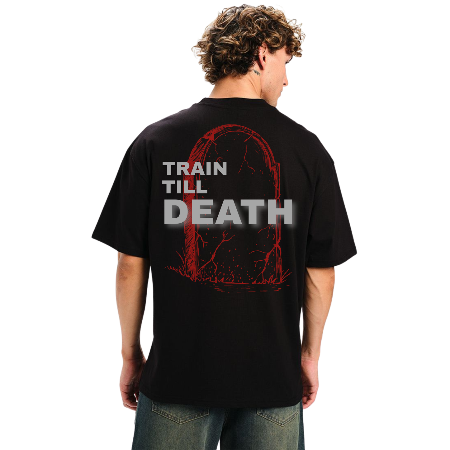 Train Till Death Oversized T-Shirt