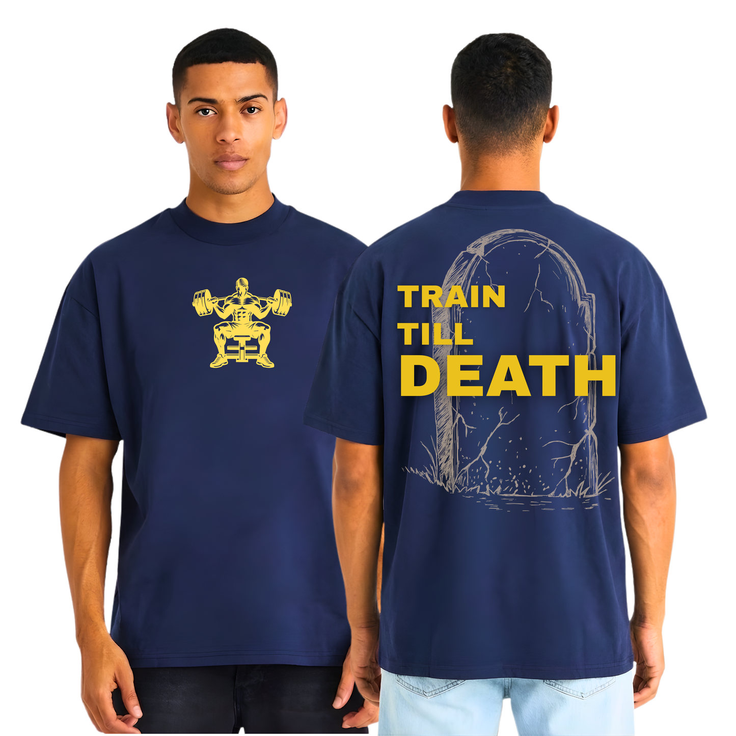 Train Till Death Oversized T-Shirt