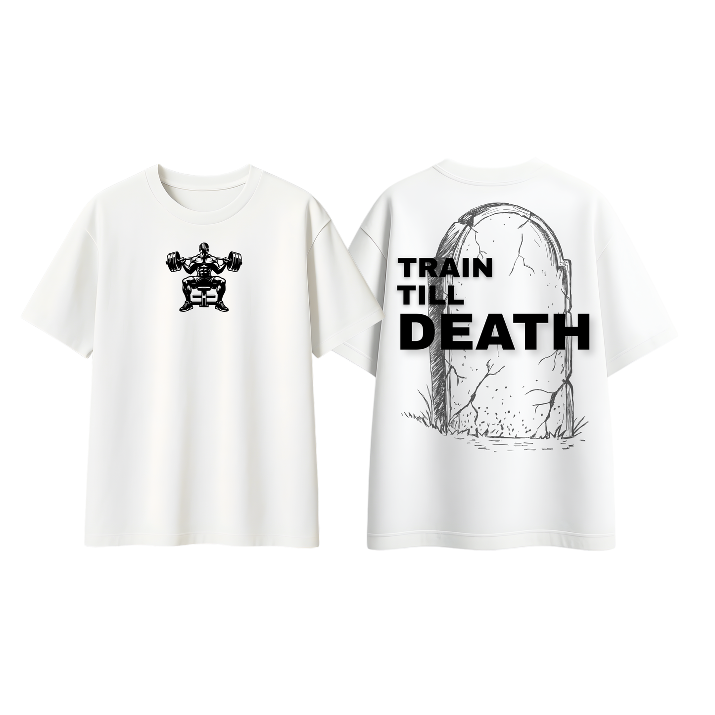 Train Till Death Oversized T-Shirt