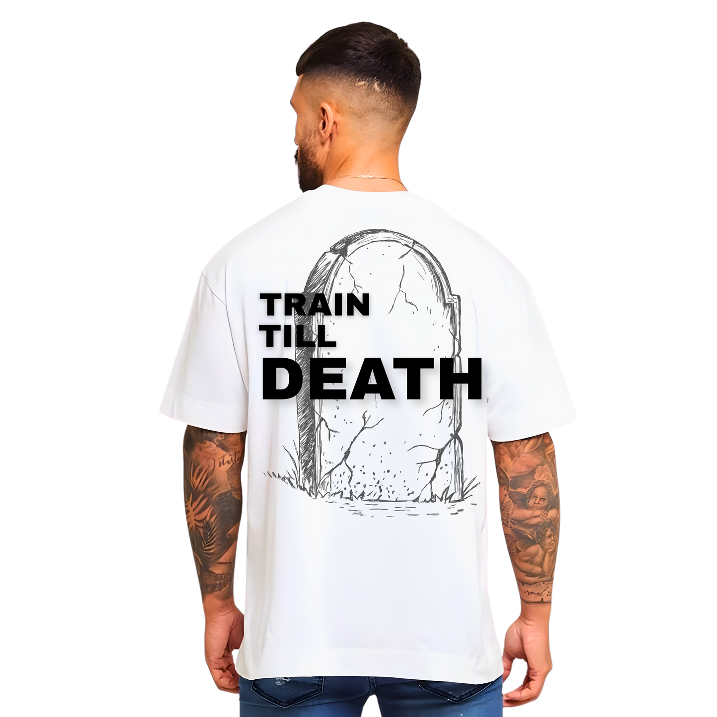 Train Till Death Oversized T-Shirt
