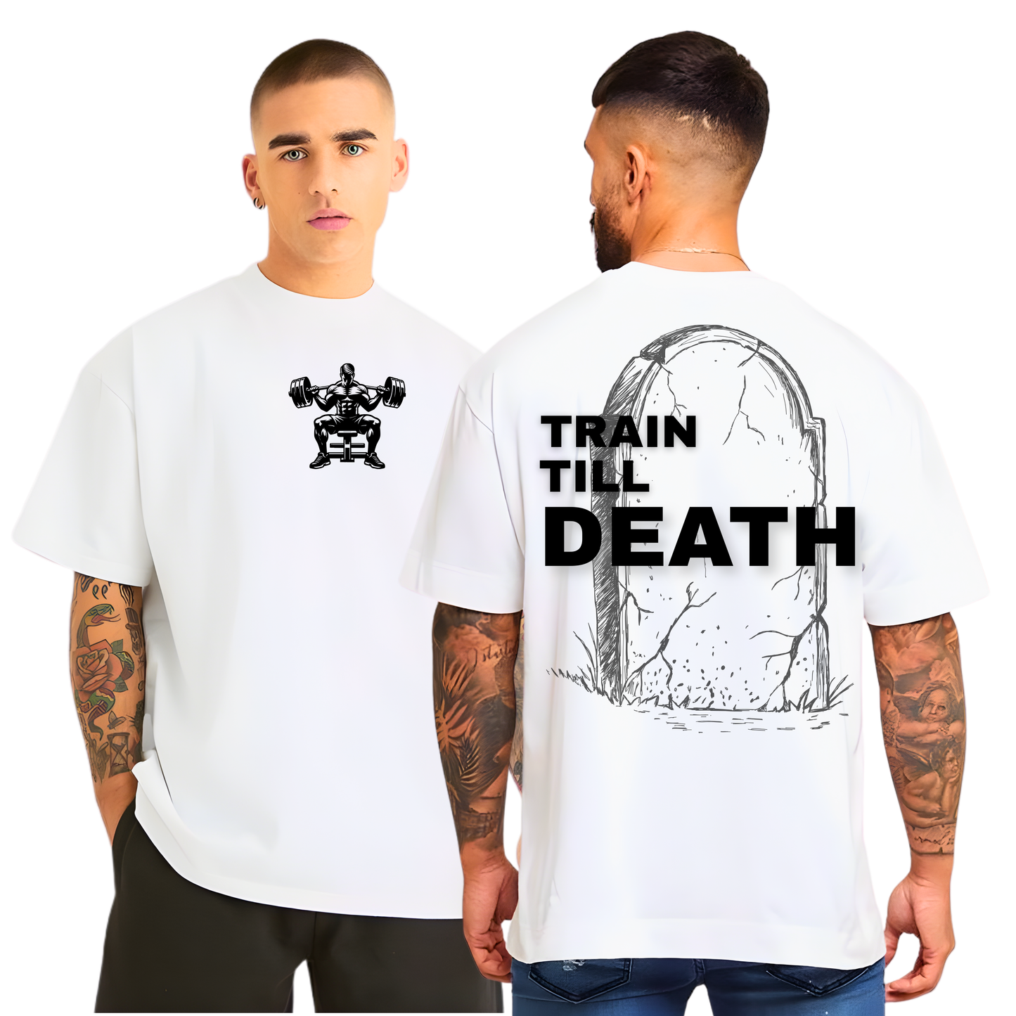 Train Till Death Oversized T-Shirt