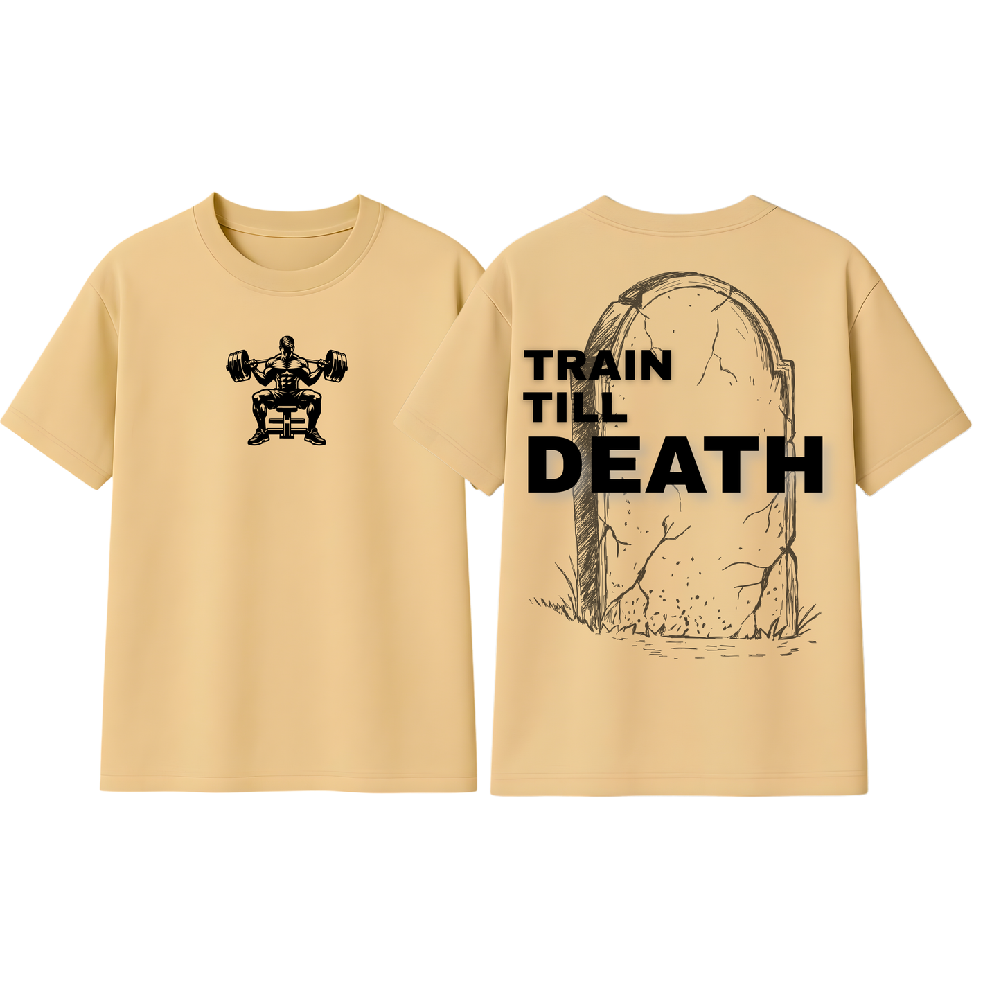 Train Till Death Oversized T-Shirt