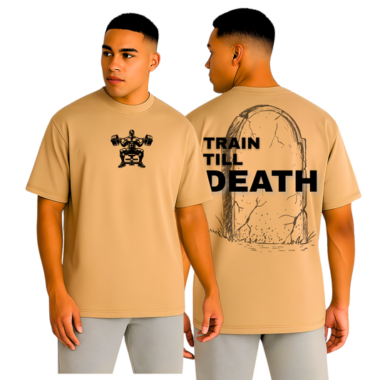 Train Till Death Oversized T-Shirt