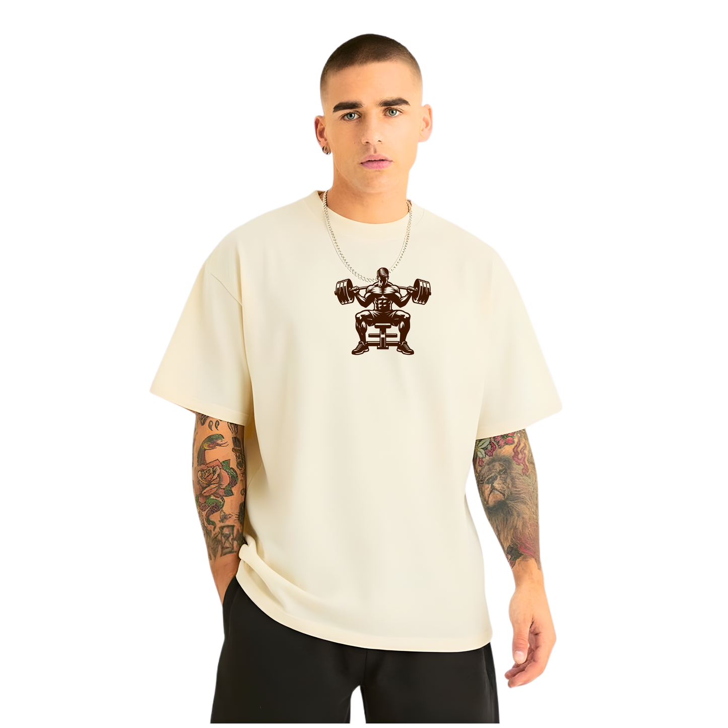 Train Till Death Oversized T-Shirt