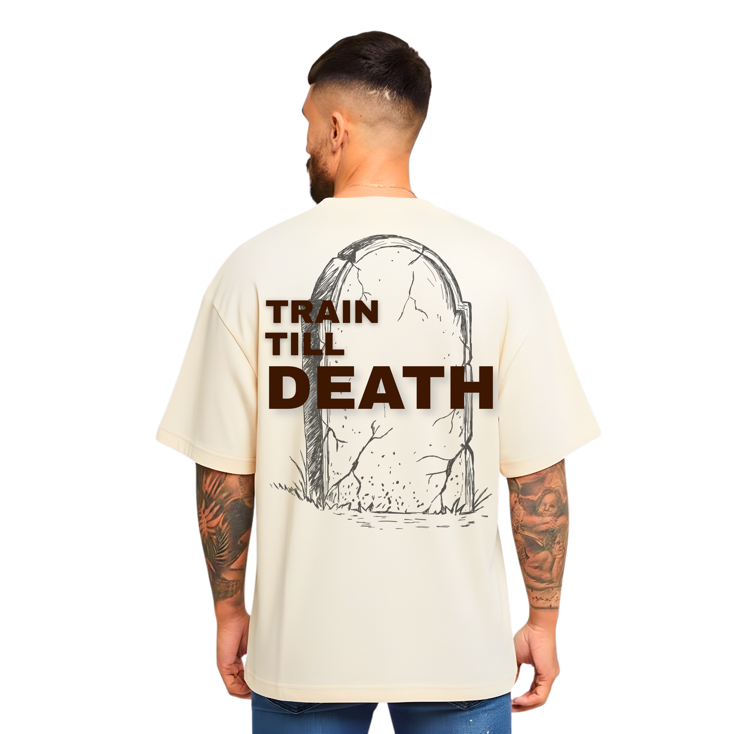 Train Till Death Oversized T-Shirt