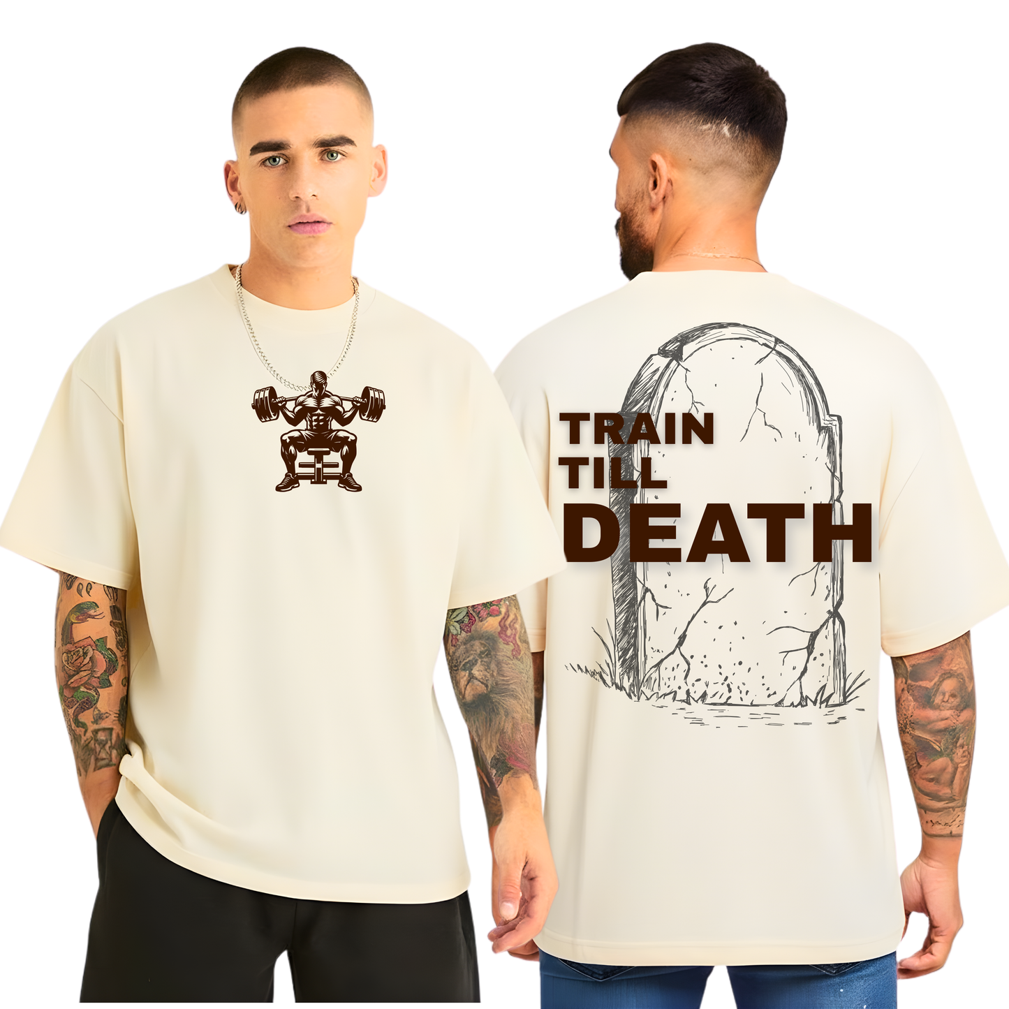 Train Till Death Oversized T-Shirt