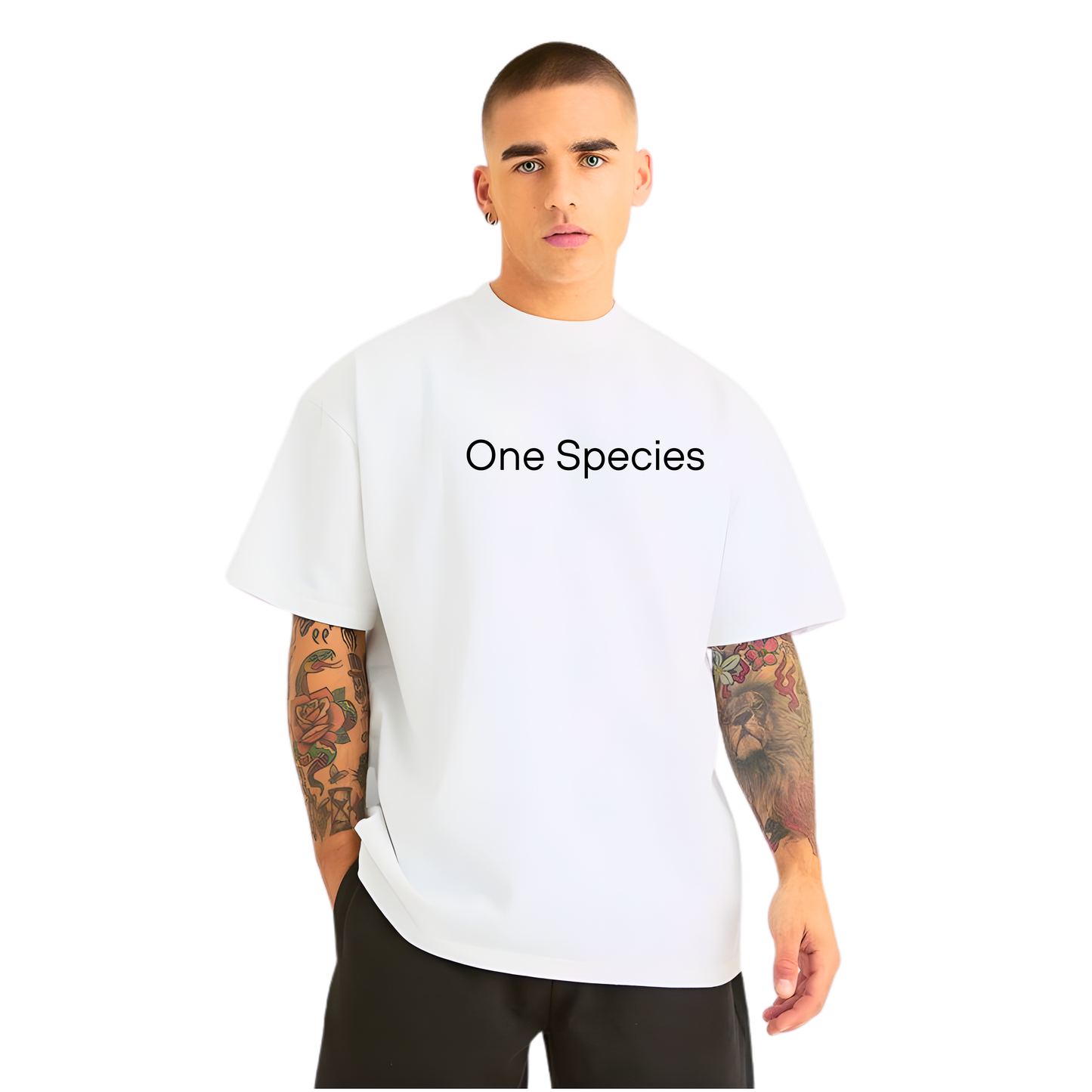 One Species – Human Being Oversized T-Shirt