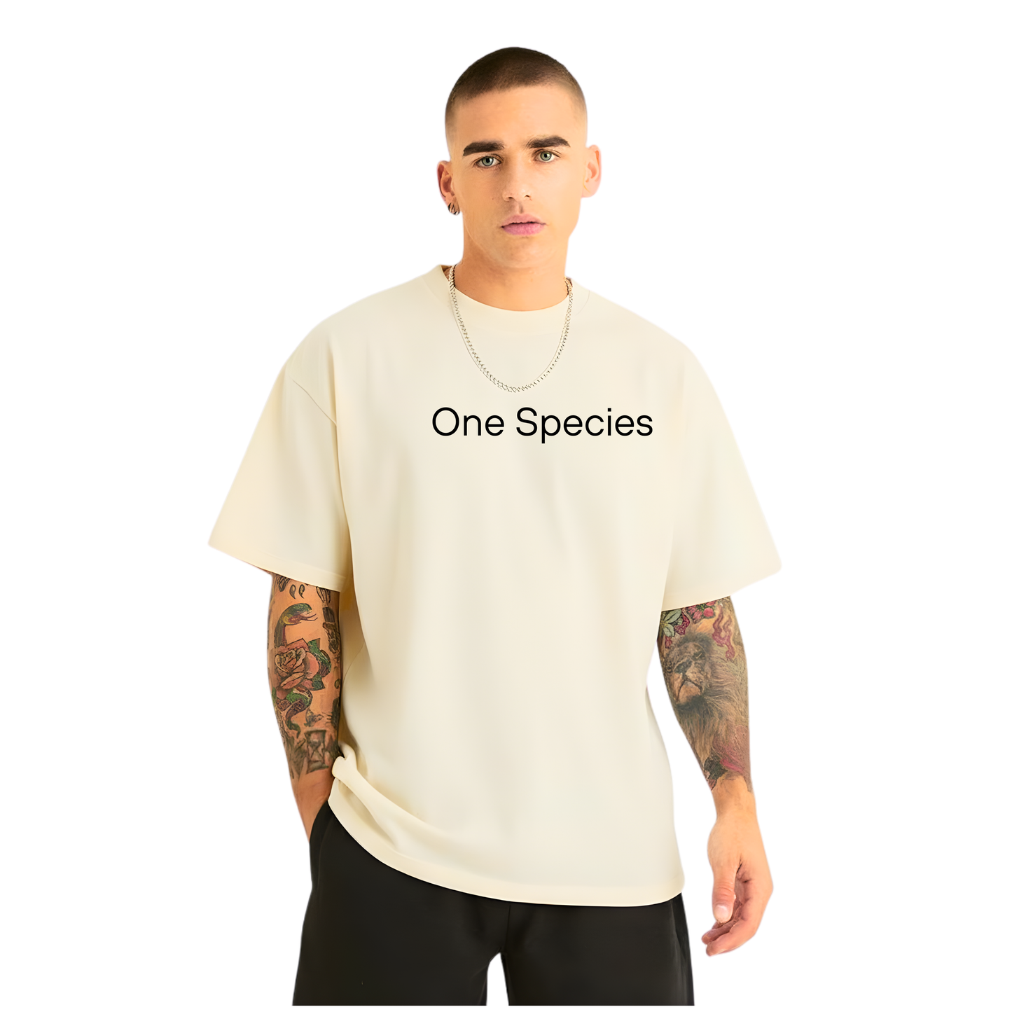 One Species – Human Being Oversized T-Shirt