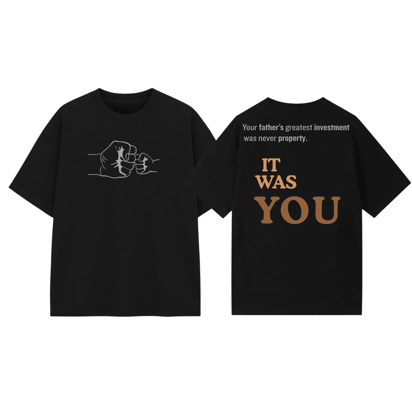 Father’s Greatest Investment Oversized T-Shirt