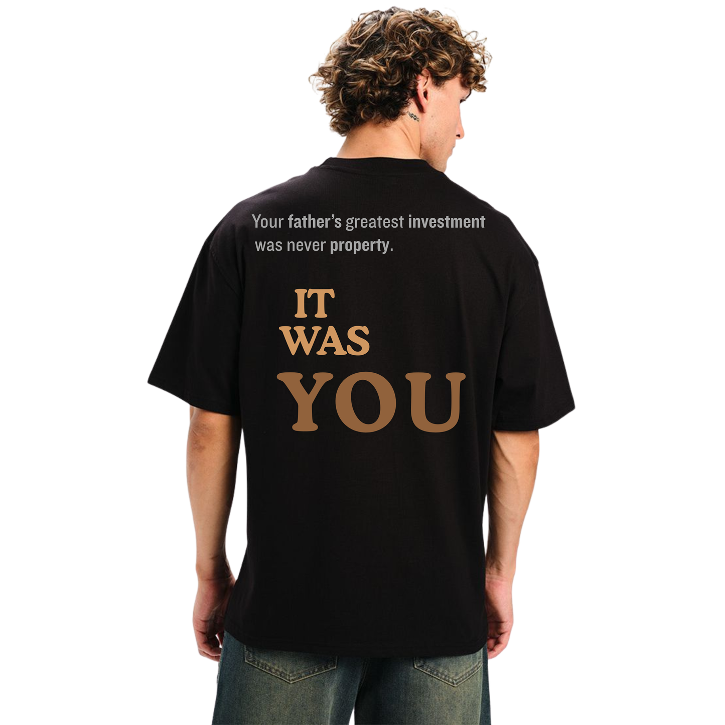 Father’s Greatest Investment Oversized T-Shirt