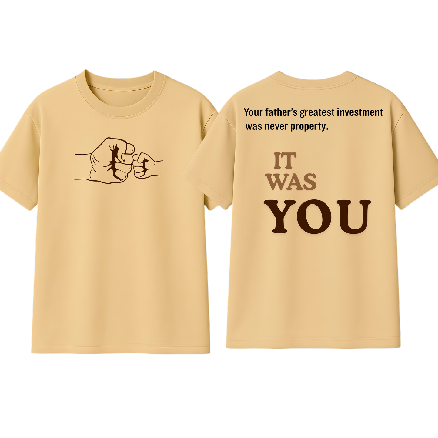 Father’s Greatest Investment Oversized T-Shirt