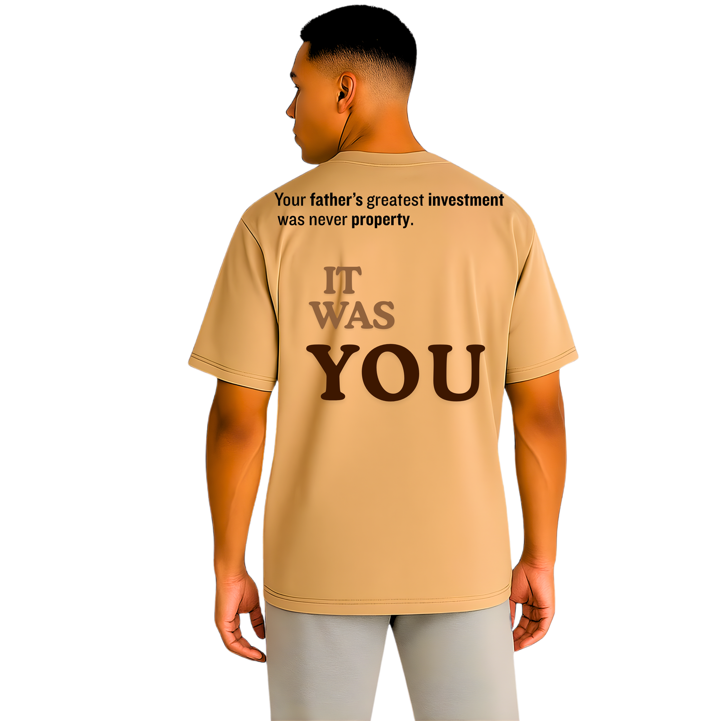 Father’s Greatest Investment Oversized T-Shirt