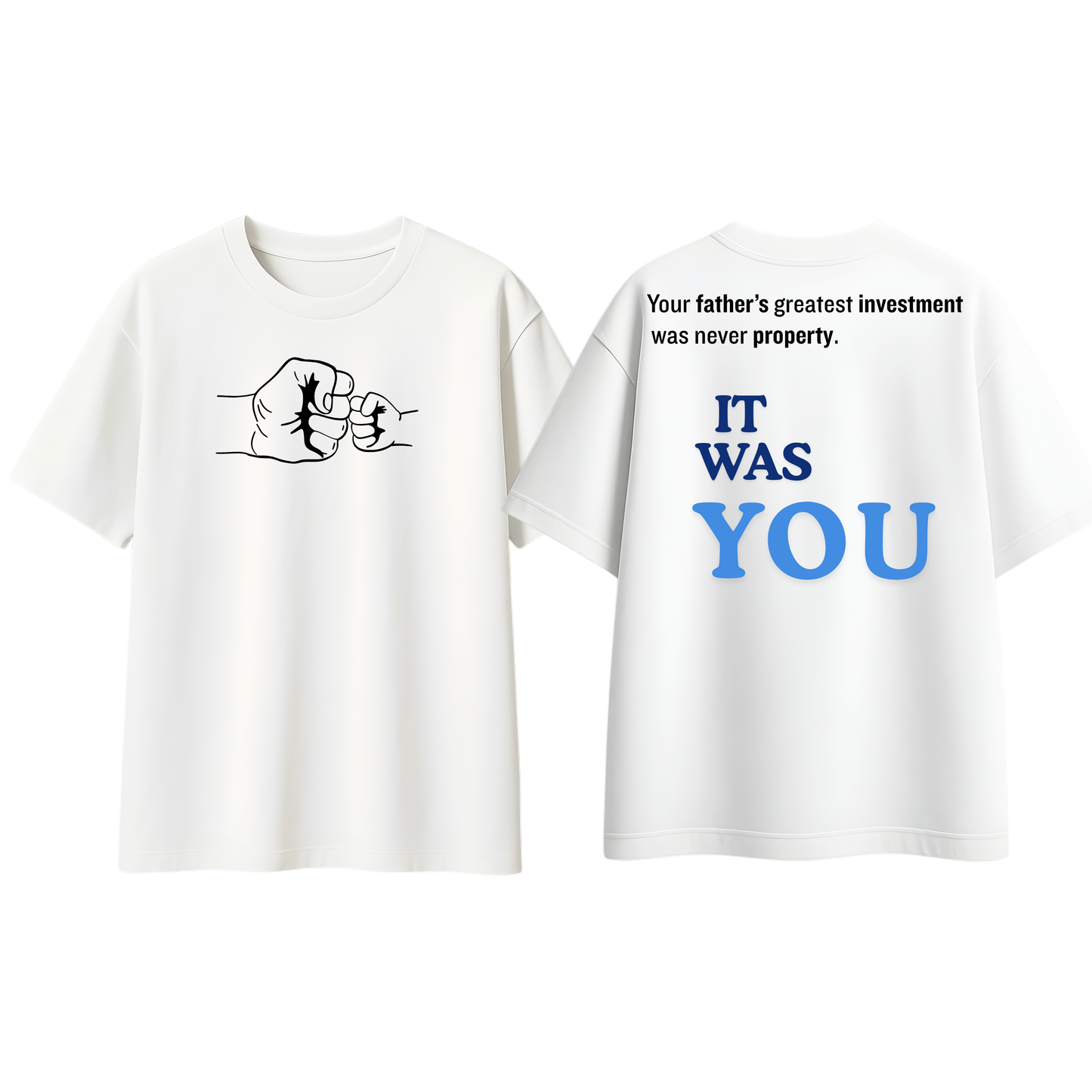 Father’s Greatest Investment Oversized T-Shirt