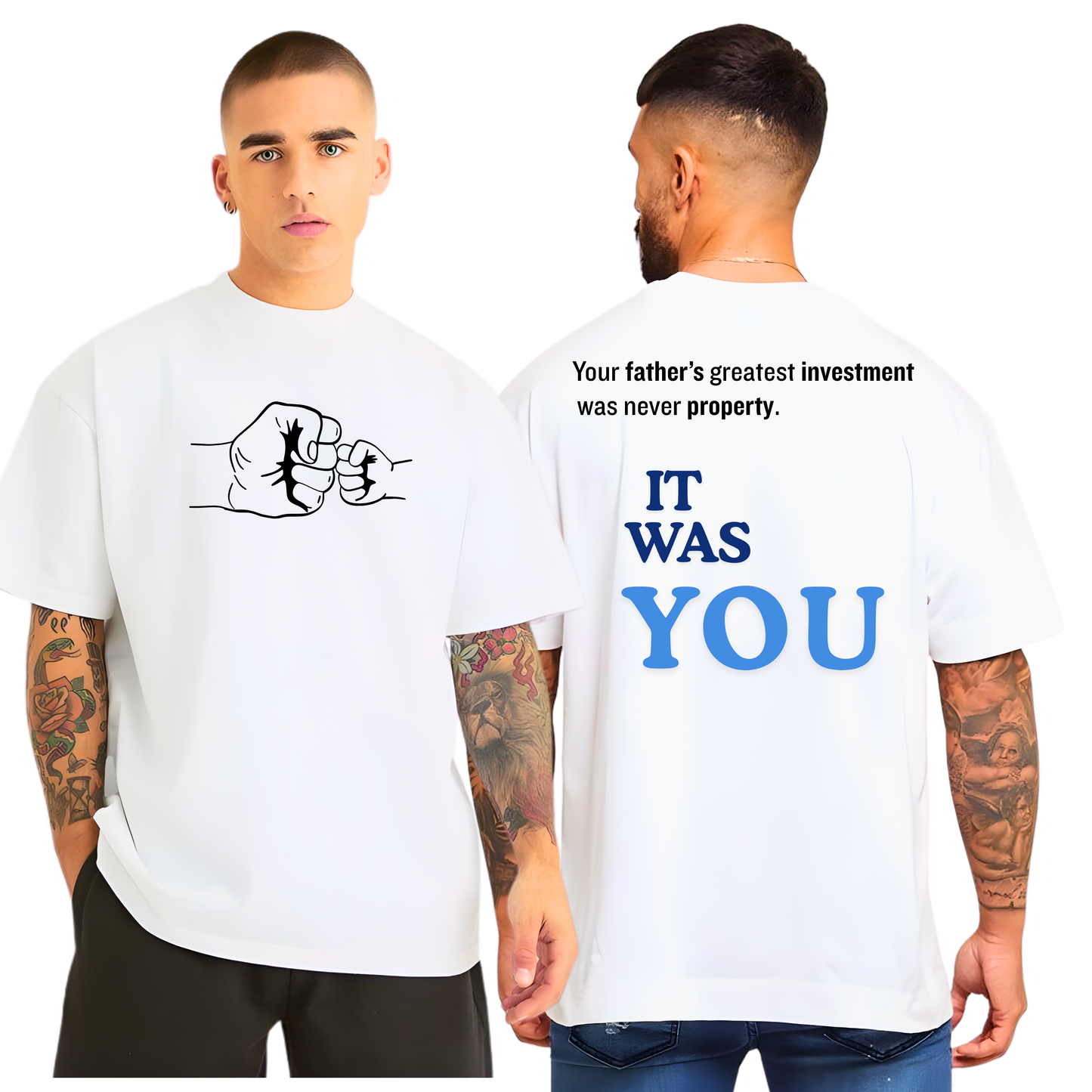 Father’s Greatest Investment Oversized T-Shirt