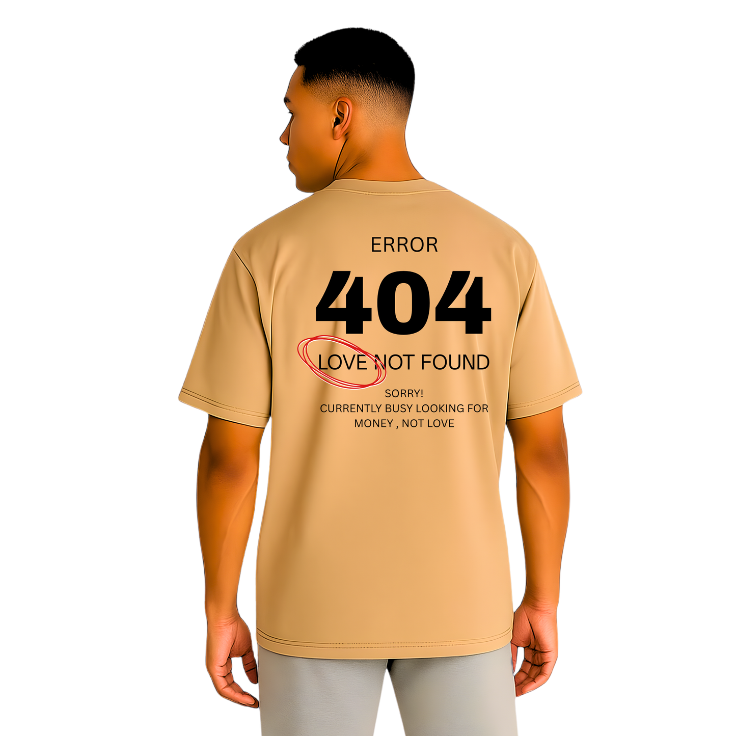 404 Love Not Found Oversized T-Shirt