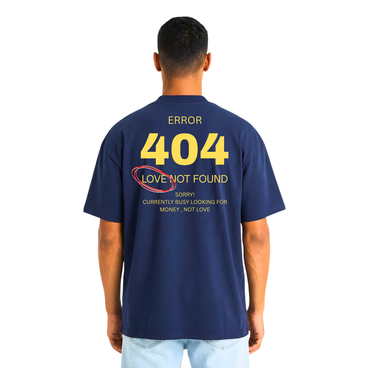 404 Love Not Found Oversized T-Shirt