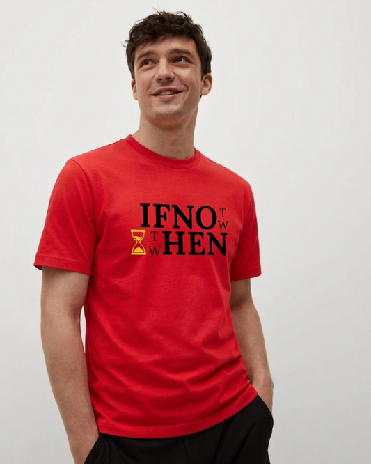 If Not Now Then when Regular Fit T-Shirt