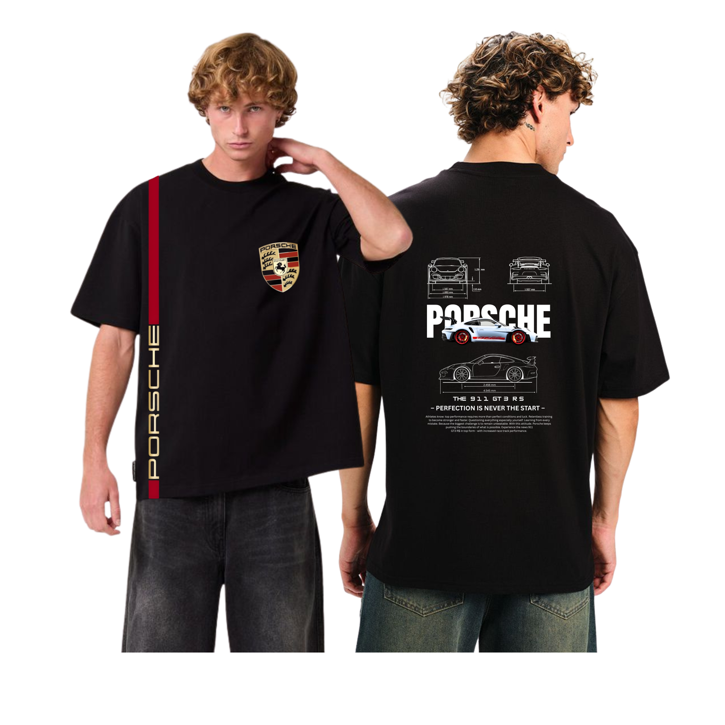 Porsche 911 GT3 RS Oversized T-shirt