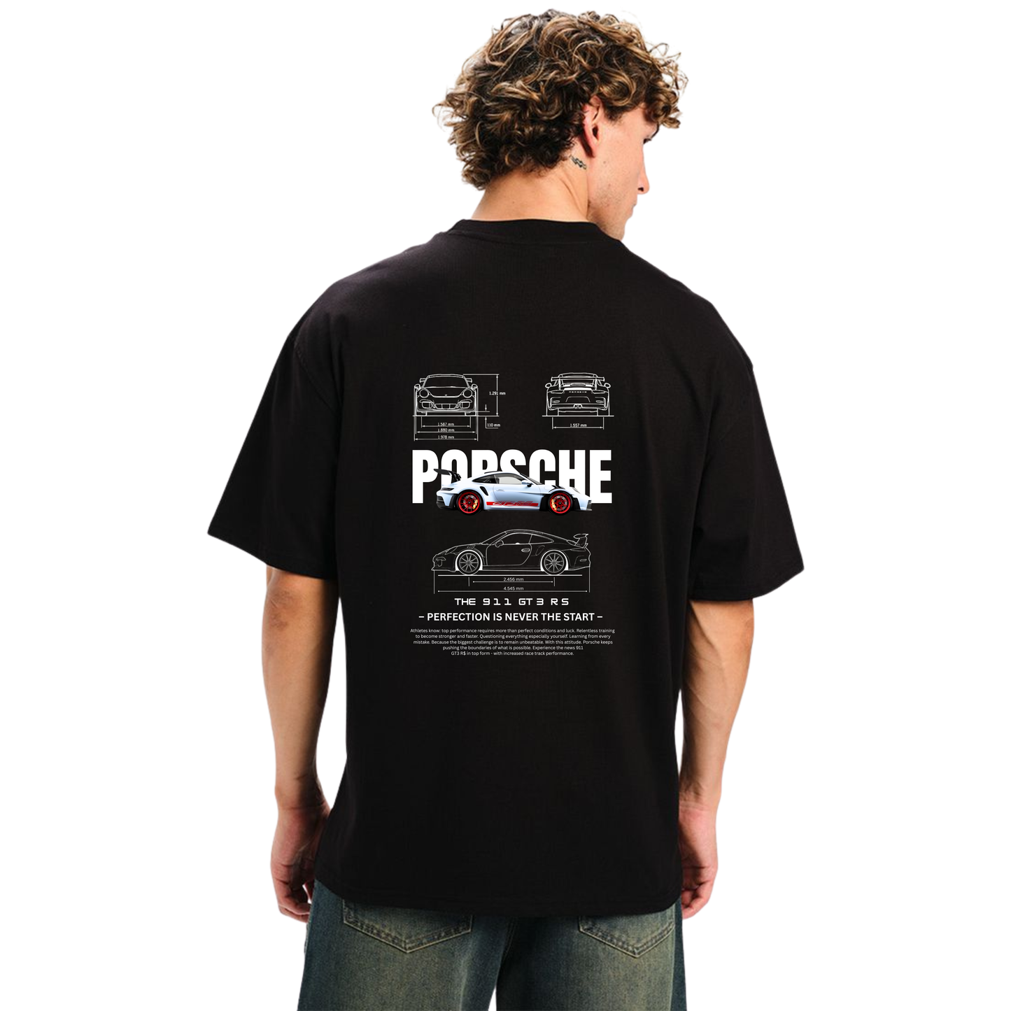 Porsche 911 GT3 RS Oversized T-shirt