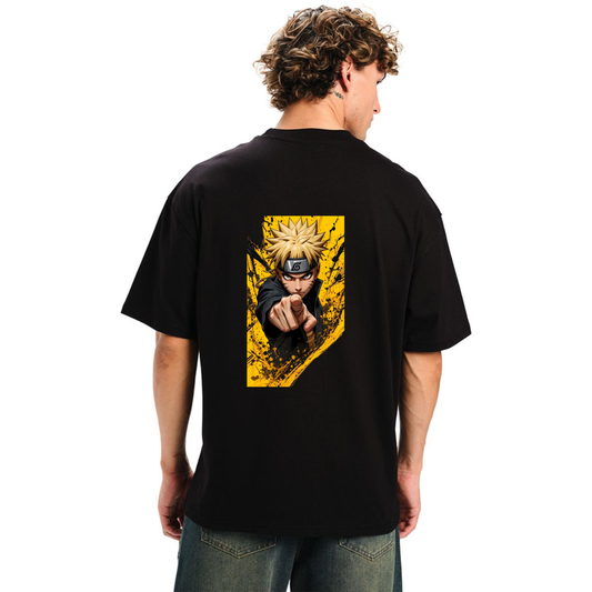 Anime-inspired Naruto Oversix T-shirt