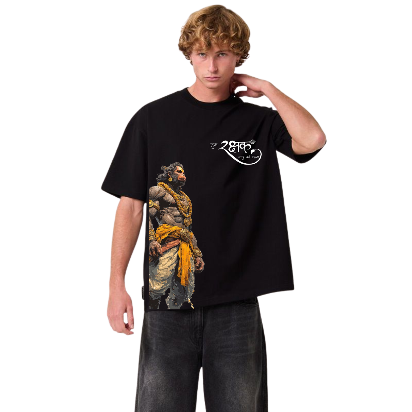 Hanuman Ji-inspired Oversized T-shirt