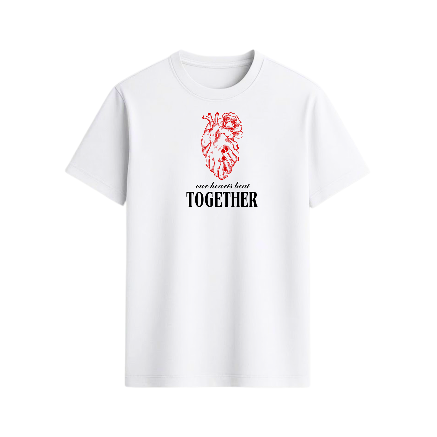 Hearts Beat Together Regular Fit T-Shirt
