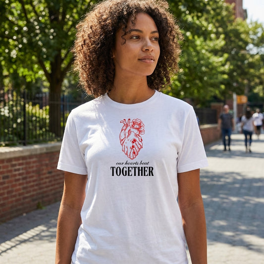 Hearts Beat Together Regular Fit T-Shirt